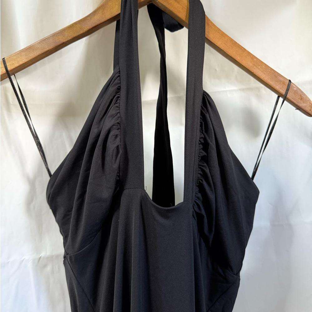 Bardot Black halter Dress